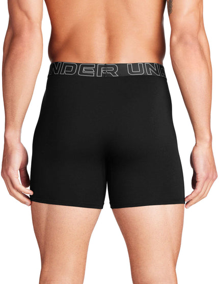 Under Armour Performance Cotton 6" 3-Pack Boxerjock - Blackimages3- The Sports Edit