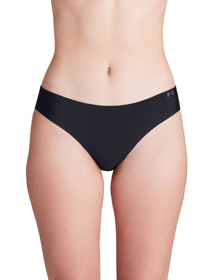 Under Armour Pure Stretch 3-Pack No Show Bikini - Black/Steelimages1- The Sports Edit