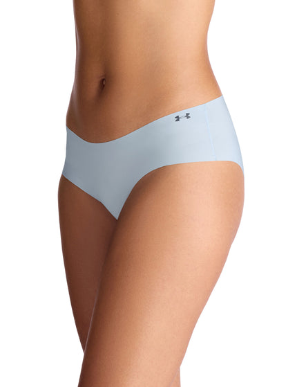 Under Armour Pure Stretch 3-Pack No Show Hipster - Blue Calm/Blue Smoke/Halo Greyimages3- The Sports Edit