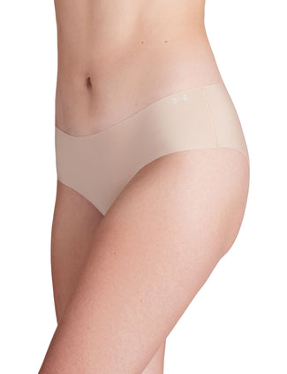 Pure Stretch 3-Pack No Show Hipster - Nude