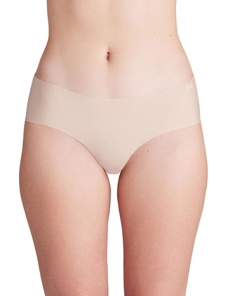 Pure Stretch 3-Pack No Show Hipster - Nude