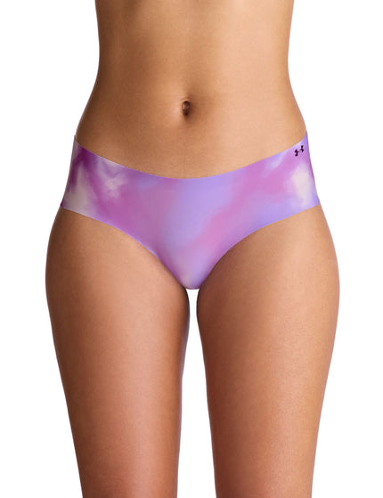 Under Armour Pure Stretch 3-Pack No Show Hipster - Violet Void/Transparent/Washed Navyimages2- The Sports Edit