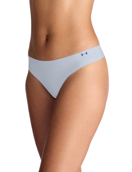 Under Armour Pure Stretch 3-Pack No Show Thong - Blue Calm/Blue Atlantis/Washed Navyimages3- The Sports Edit