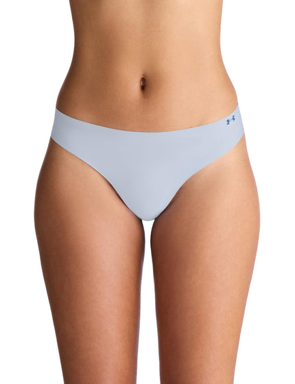 Under Armour Pure Stretch 3-Pack No Show Thong - Blue Calm/Blue Atlantis/Washed Navyimages2- The Sports Edit