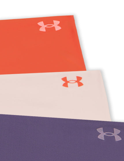 Under Armour Pure Stretch 3-Pack No Show Thong - Purple Luxe/Pink Dusk/Venom Redimages3- The Sports Edit