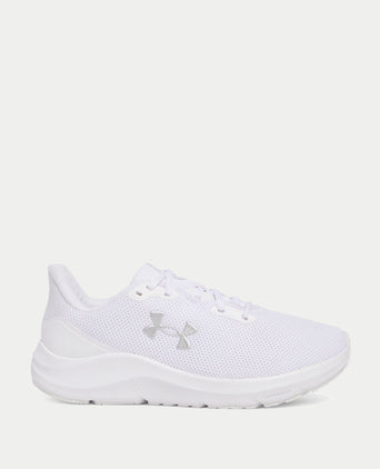 Pursuit 4 Running Shoes - White/Metallic Silver