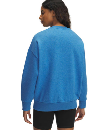 Rival Fleece Oversized Crew - Blue Atlantis/Light Heather