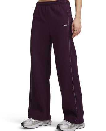 Rival Fleece Shimmer Pants - Purple Echo/Metallic Silver