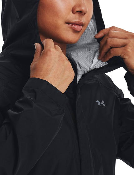 Under Armour Stormproof Cloudstrike 2.0 Jacket - Black/Pitch Greyimages3- The Sports Edit