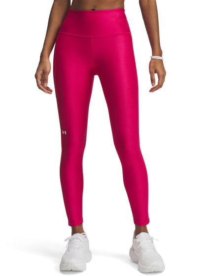 Under Armour Tech Ankle Leggings - Shaded Fuchsia/Whiteimages1- The Sports Edit