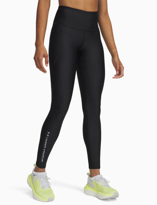 UA Tech Branded Leggings - Black/Mod Grey