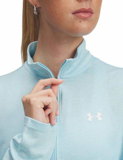 Under Armour UA Tech Twist 1/2 Zip - Stream/Whiteimages3- The Sports Edit