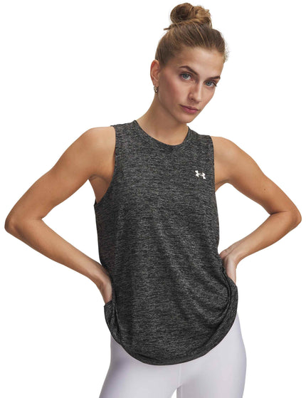 Under Armour UA Tech Twist Tank - Black/Whiteimages1- The Sports Edit