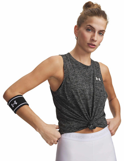 Under Armour UA Tech Twist Tank - Black/Whiteimages3- The Sports Edit