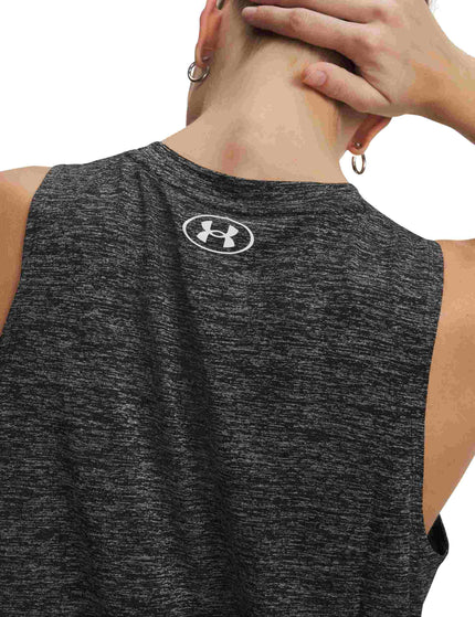 Under Armour UA Tech Twist Tank - Black/Whiteimages4- The Sports Edit