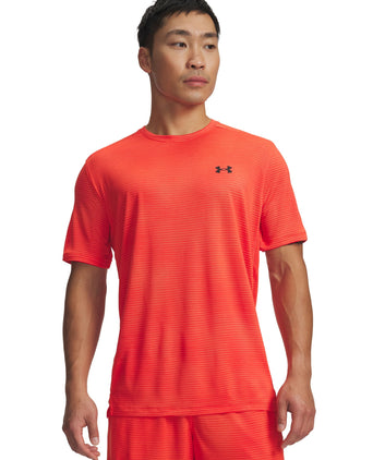 Tech Vent VHS Jacquard Short Sleeve - T-Shirt - Venom Red/Black