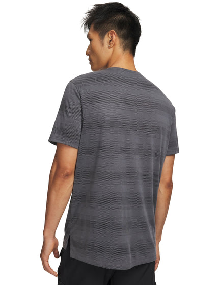 Under Armour Velociti Short Sleeve T-Shirt - Castlerock/Reflectiveimages2- The Sports Edit