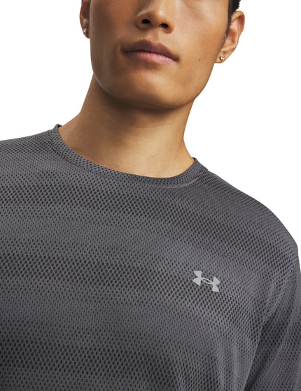 Under Armour Velociti Short Sleeve T-Shirt - Castlerock/Reflectiveimages3- The Sports Edit