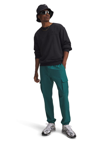 Under Armour Vibe Woven Cargo Pants - Rack Green/Blackimages3- The Sports Edit