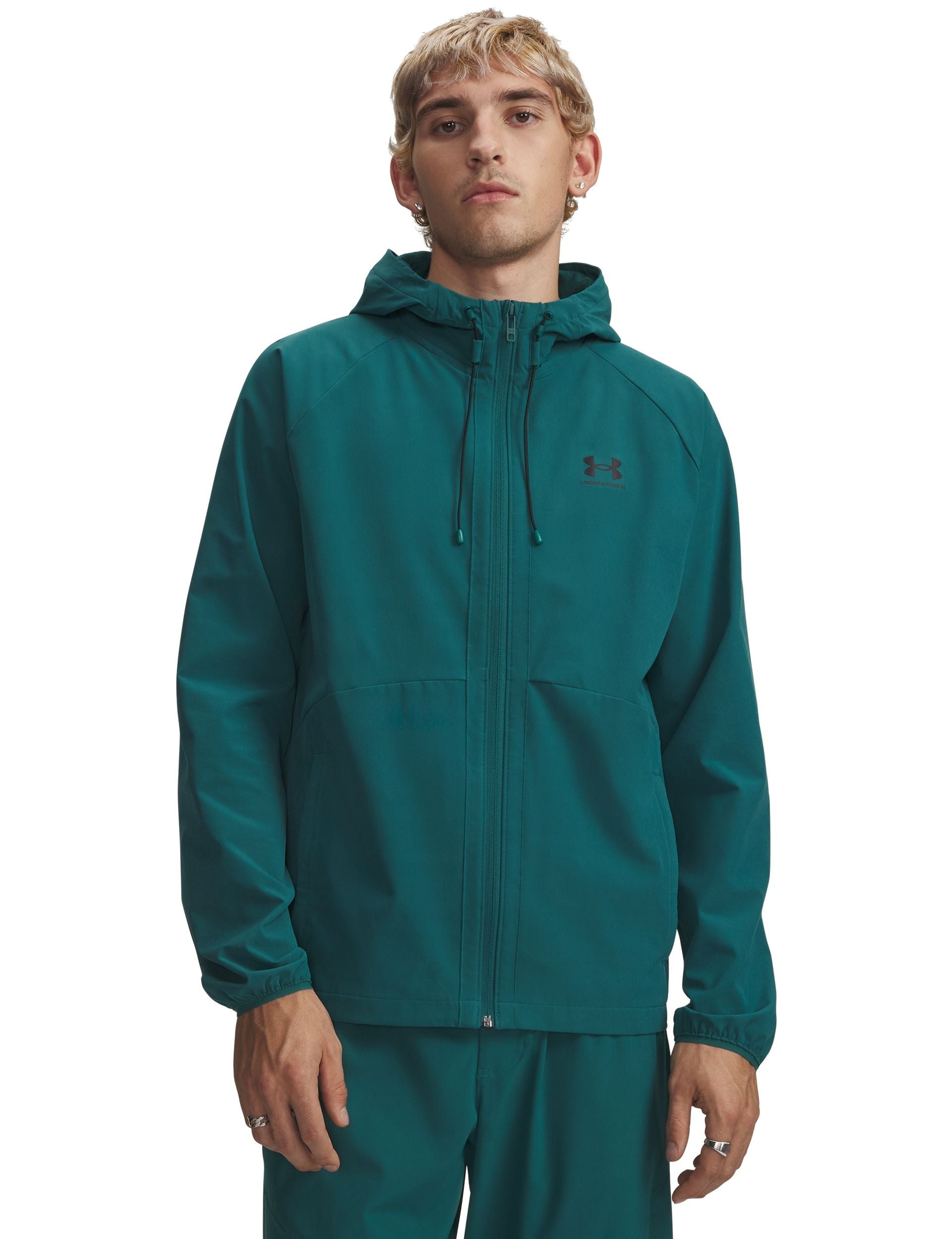Vibe Woven Jacket Rack Green Black