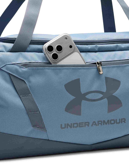 Under Armour Undeniable 5.0 Small Duffle Bag - Blue Wind/Gravelimages3- The Sports Edit