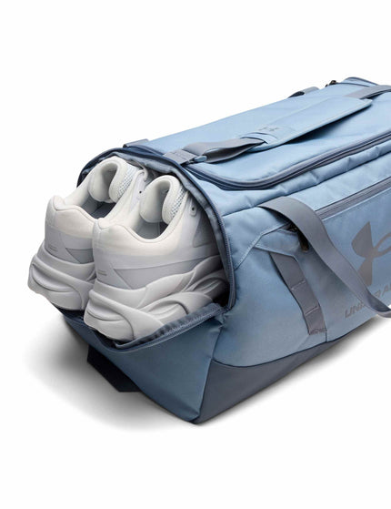 Under Armour Undeniable 5.0 Small Duffle Bag - Blue Wind/Gravelimages4- The Sports Edit