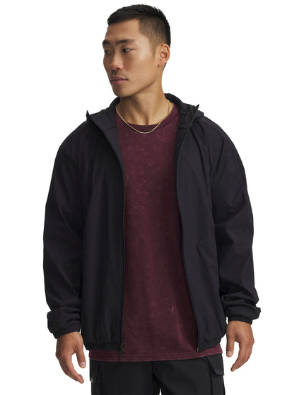 Under Armour Unstoppable Text Woven Jacket - Black/Blackimages1- The Sports Edit