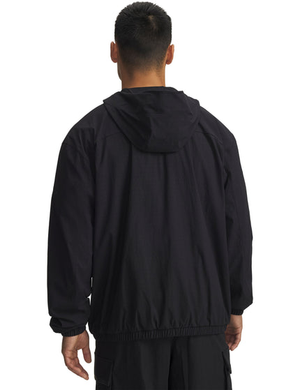Under Armour Unstoppable Text Woven Jacket - Black/Blackimages2- The Sports Edit