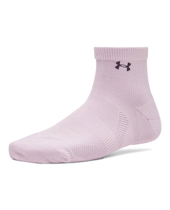 Vanish 3-Pack Quarter Socks - Mauve Pink/Titanium/Purple Echo
