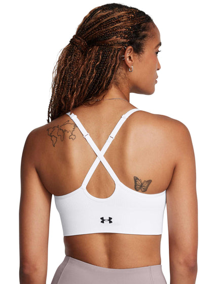 Under Armour Vanish Seamless Low Sports Bra - White/Blackimages2- The Sports Edit