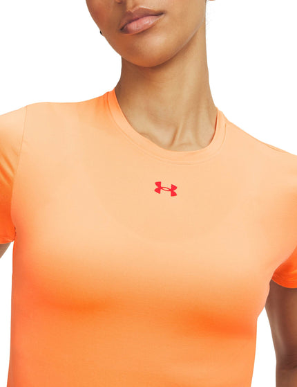 Under Armour Vanish Short Sleeve - Orange Bloc/Venomimages3- The Sports Edit