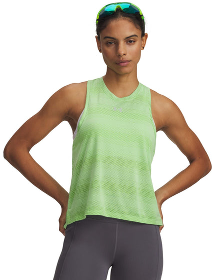Under Armour Velociti Singlet - Lumos Lime/Reflectiveimages1- The Sports Edit