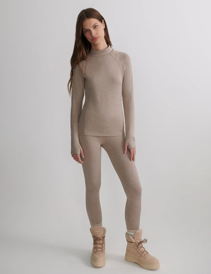 Varley Always Warm Baselayer Top - Taupe Marlimages5- The Sports Edit