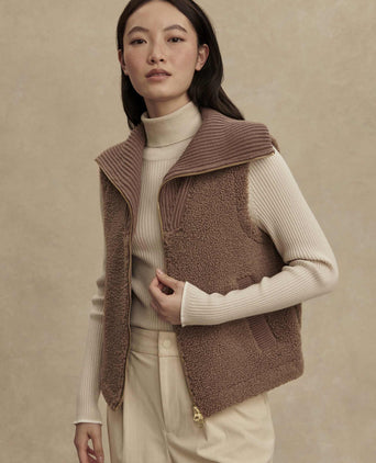 Aspen Gilet - Ash Taupe