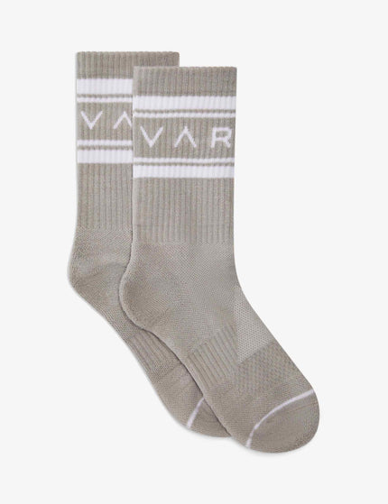 Varley Astley Active Sock - Cement/Snow Whiteimages1- The Sports Edit