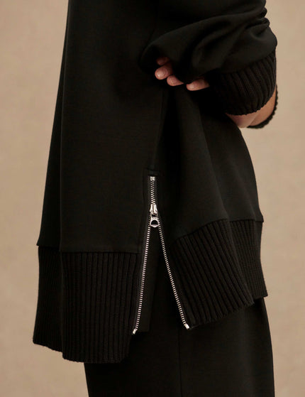 Varley Barker High-Neck Sweat - Blackimages5- The Sports Edit