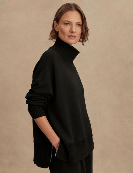 Varley Barker High-Neck Sweat - Blackimages3- The Sports Edit