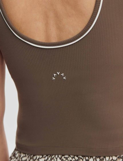 Varley Barney Piped Tank - Chocolate Chipimages4- The Sports Edit