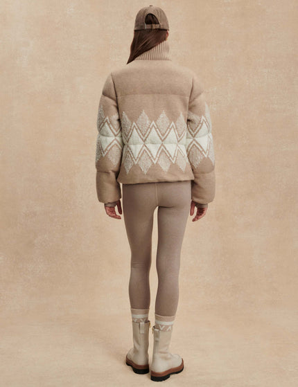 Varley Belinda Knit Puffer - Light Taupeimages7- The Sports Edit