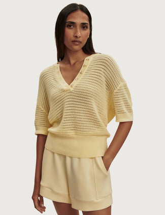 Callie Knit Top - Anise Flower
