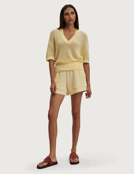 Varley Callie Knit Top - Anise Flowerimages6- The Sports Edit