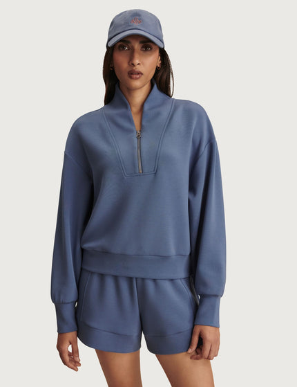 Varley Davidson Sweat - Bijou Blueimages1- The Sports Edit