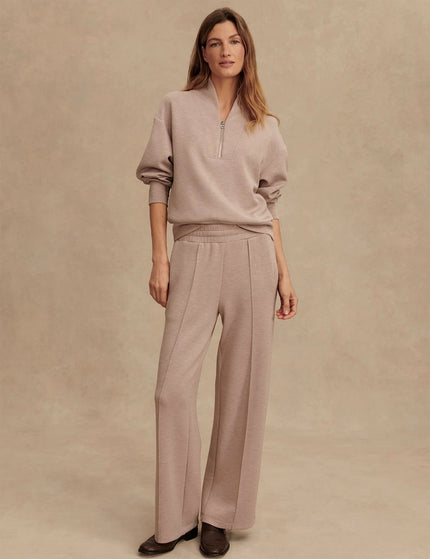 Varley Davidson Sweat - Taupe Marlimages3- The Sports Edit