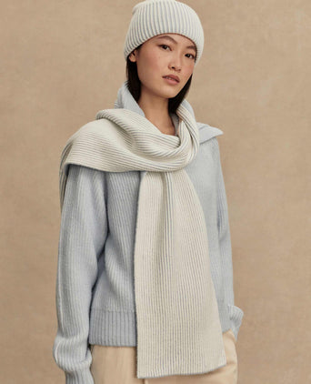 Deville Plated Scarf - Mist Blue