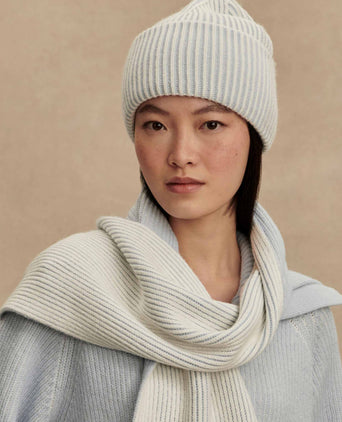 Dionne Plated Beanie - Mist Blue