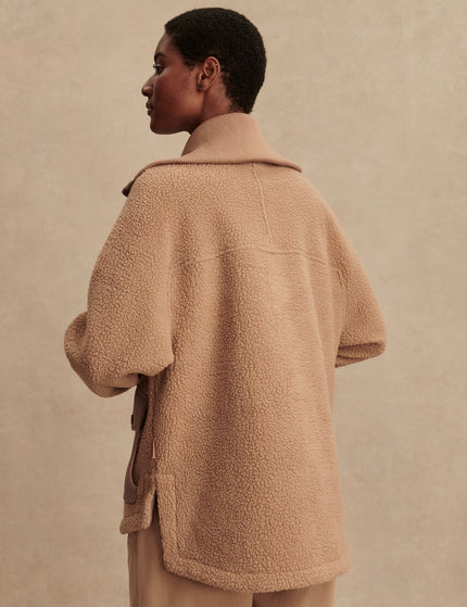 Varley Eleanor Patch Pocket Fleece - Chanterelleimages3- The Sports Edit
