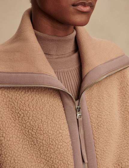 Varley Eleanor Patch Pocket Fleece - Chanterelleimages4- The Sports Edit