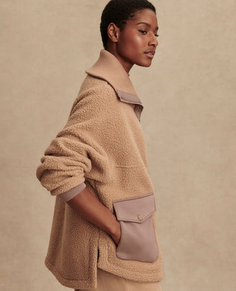 Eleanor Patch Pocket Fleece - Chanterelle