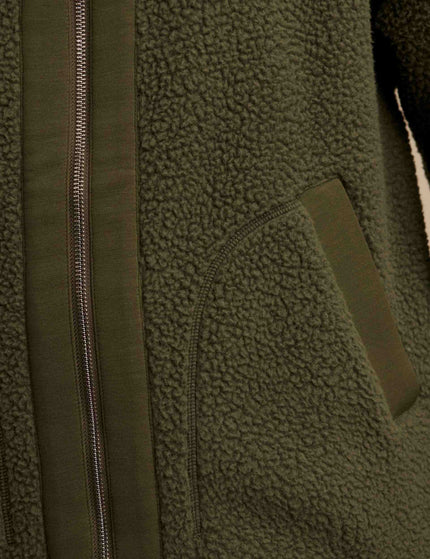 Varley Fey Relaxed Fleece - Racing Oliveimages6- The Sports Edit