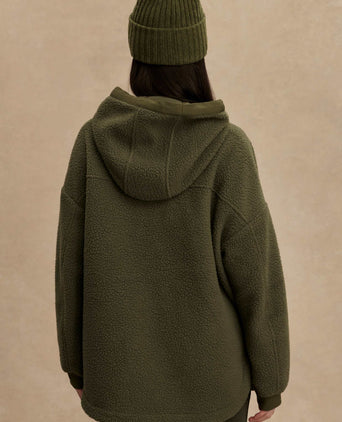 Fey Relaxed Fleece - Racing Olive